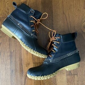 L.L. Bean Navy Blue Bean Boots